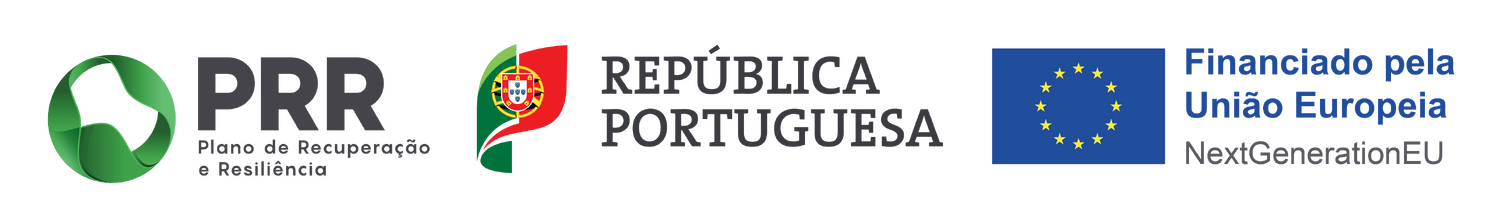 Plano de Recupera&ccedil;&atilde;o e Resili&ecirc;ncia | Rep&uacute;blica Portuguesa | Financiado pela Uni&atilde;o Europeia - NextGenerationEU